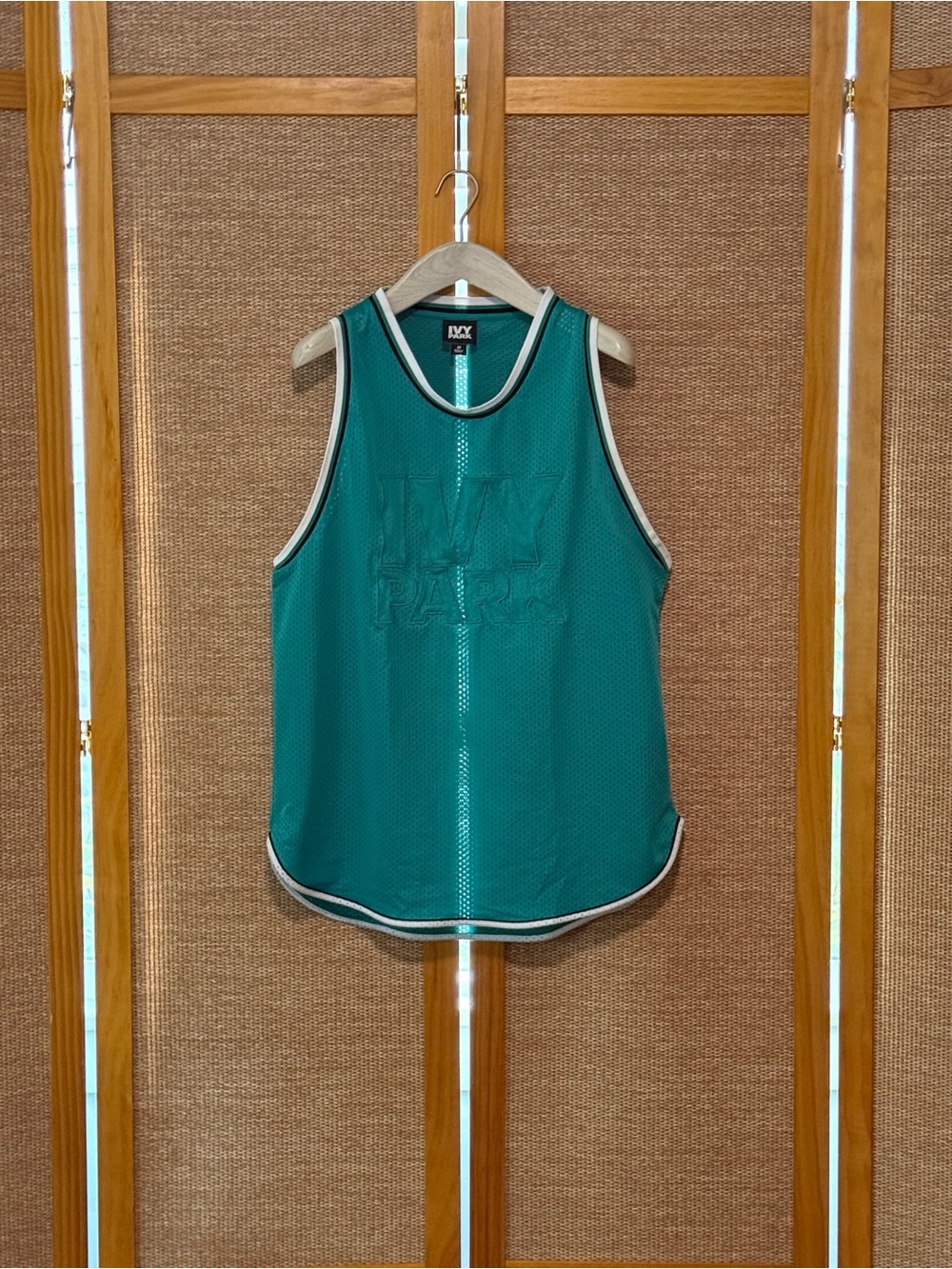 First Collection Ivy Park Teal Mesh Jersey
